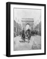 Marshals Foch and Joffre During the Grand Victory Parade, Paris, France, 14 July 1919-null-Framed Giclee Print