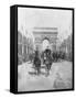 Marshals Foch and Joffre During the Grand Victory Parade, Paris, France, 14 July 1919-null-Framed Stretched Canvas