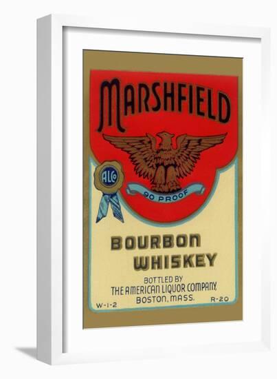 Marshfield Bourbon Whiskey-null-Framed Art Print