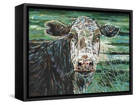 Marshland Cow II-Carolee Vitaletti-Framed Stretched Canvas