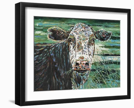 Marshland Cow II-Carolee Vitaletti-Framed Art Print