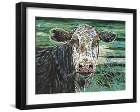 Marshland Cow II-Carolee Vitaletti-Framed Art Print