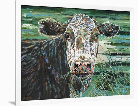 Marshland Cow II-Carolee Vitaletti-Framed Art Print