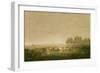 Marshland in Les Landes, C.1853-Pierre Etienne Theodore Rousseau-Framed Giclee Print