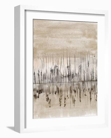 Marshline Reflection I-Jennifer Goldberger-Framed Art Print