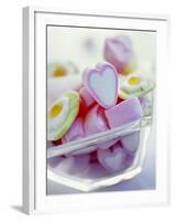 Marshmallow Hearts for Valentine's Day-Dr^ Martin Baumgärtner-Framed Photographic Print