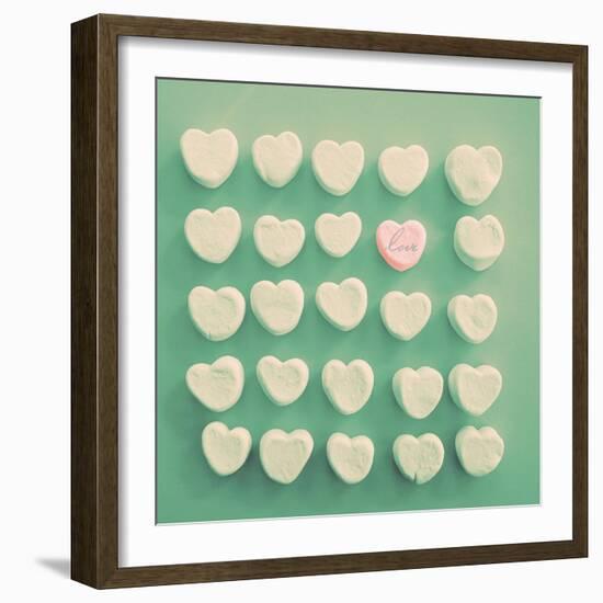 Marshmallow Love-Gail Peck-Framed Art Print