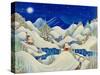 Marshmellow Snow-Bill Bell-Stretched Canvas