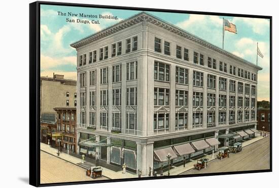 Marston Department Store-null-Framed Stretched Canvas