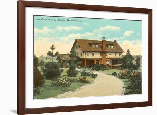 Marston Residence, San Diego, California-null-Framed Art Print