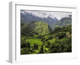 Marsyangdi River Valley, Annapurna Conservation Area, Gandaki, Western Region, Nepal-Jochen Schlenker-Framed Photographic Print