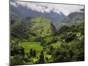 Marsyangdi River Valley, Annapurna Conservation Area, Gandaki, Western Region, Nepal-Jochen Schlenker-Mounted Photographic Print