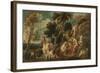 Marsyas Ill-Treated by the Muses, 1630-1640-Jacob Jordaens-Framed Giclee Print
