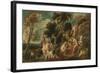 Marsyas Ill-Treated by the Muses, 1630-1640-Jacob Jordaens-Framed Giclee Print