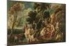 Marsyas Ill-Treated by the Muses, 1630-1640-Jacob Jordaens-Mounted Giclee Print