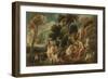 Marsyas Ill-Treated by the Muses-Jacob Jordaens-Framed Art Print