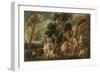Marsyas Ill-Treated by the Muses-Jacob Jordaens-Framed Art Print
