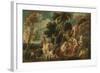 Marsyas Ill-Treated by the Muses-Jacob Jordaens-Framed Art Print