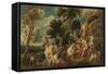 Marsyas Ill-Treated by the Muses-Jacob Jordaens-Framed Stretched Canvas