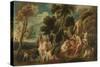 Marsyas Ill-Treated by the Muses-Jacob Jordaens-Stretched Canvas