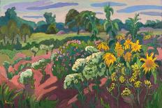 Wild Flowers On The Dyke Bank, 2012-Marta Martonfi-Benke-Giclee Print