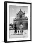 Marta Ornelas, Alvaro Domingo, Placido Domingo Jr. and Placido Domingo on Piazza Santa Croce-Sergio del Grande-Framed Photographic Print