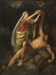 Thor's Fight with the Giants-Marten Eskil Winge-Framed Stretched Canvas