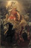 Thor's Fight with the Giants-Marten Eskil Winge-Stretched Canvas