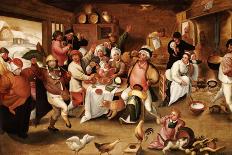 A Wedding Feast-Marten Van Cleve-Mounted Giclee Print