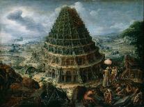 The Tower of Babel, 1595-Marten van Valckenborch-Stretched Canvas