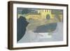 Martha and Mary, 1896-Maurice Denis-Framed Giclee Print