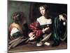 Martha and Mary Magdalene, C. 1598-Caravaggio-Mounted Giclee Print