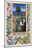 Martha and Mary Telling Jesus of the Death of Lazarus, Book of Hours of Louis D'Orleans, 1469-Jean Colombe-Mounted Giclee Print