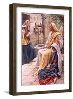 Martha and Mary-Harold Copping-Framed Giclee Print