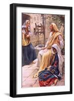 Martha and Mary-Harold Copping-Framed Giclee Print