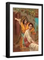 Martha and Mary-null-Framed Art Print