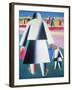 Martha and Vanka-Kasimir Malevich-Framed Giclee Print