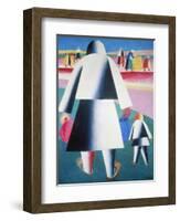 Martha and Vanka-Kasimir Malevich-Framed Giclee Print