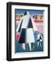 Martha and Vanka-Kasimir Malevich-Framed Giclee Print