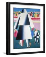 Martha and Vanka-Kasimir Malevich-Framed Giclee Print