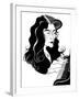 Martha Argerich - caricature of the Argentinian pianist-Neale Osborne-Framed Giclee Print