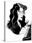 Martha Argerich - caricature of the Argentinian pianist-Neale Osborne-Stretched Canvas