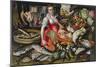 Martha Preparing the Meal for Jesus or Jesus at the House of Martha and Mary-Vincenzo Campi-Mounted Giclee Print