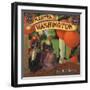 Martha Washington Brand - Tustin, California - Citrus Crate Label-Lantern Press-Framed Art Print