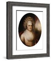 Martha Washington-Rembrandt Peale-Framed Giclee Print