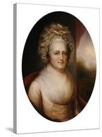 Martha Washington-Rembrandt Peale-Stretched Canvas