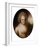 Martha Washington-Rembrandt Peale-Framed Giclee Print