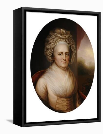 Martha Washington-Rembrandt Peale-Framed Stretched Canvas