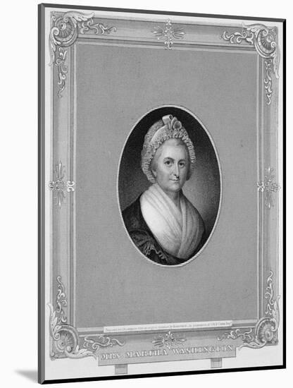 Martha Washington-James Barton Longacre-Mounted Giclee Print