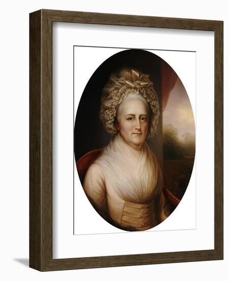 Martha Washington-Rembrandt Peale-Framed Giclee Print